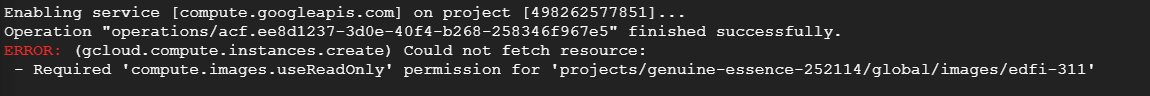 Could not fetch resource error