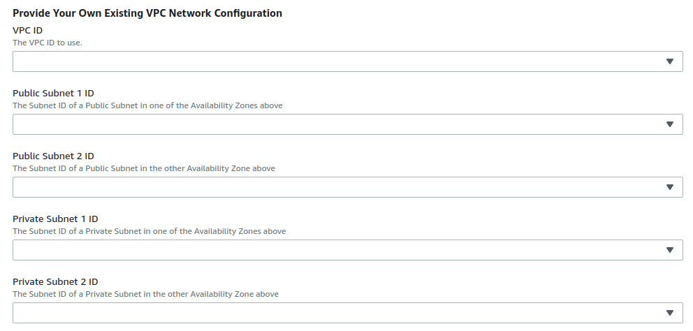 Provide Existing Configuration