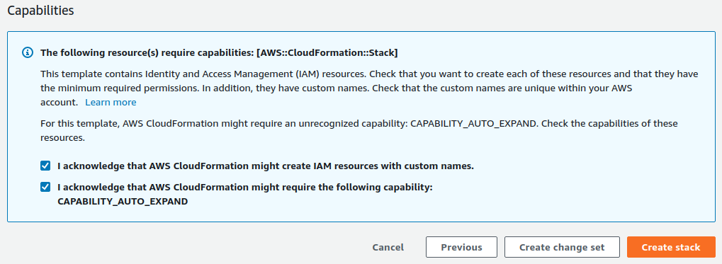 Stack Capabilities