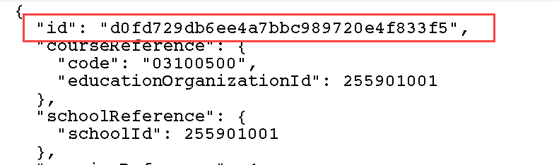 Resource ID screenshot
