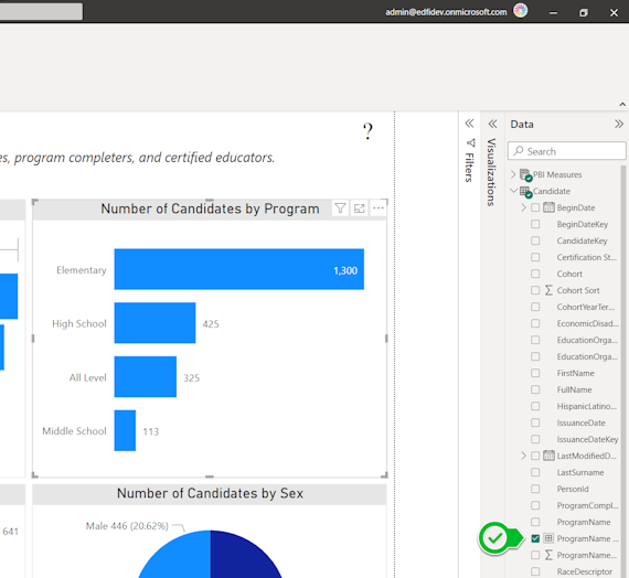 Finding ProgramName in PowerBI