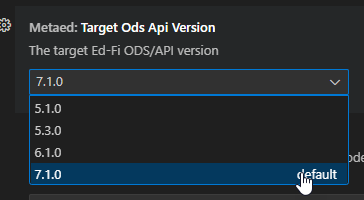 ODS/API versions