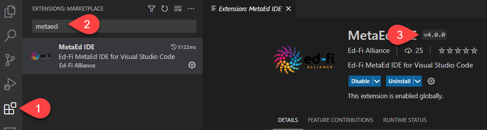 MetaEd IDE version