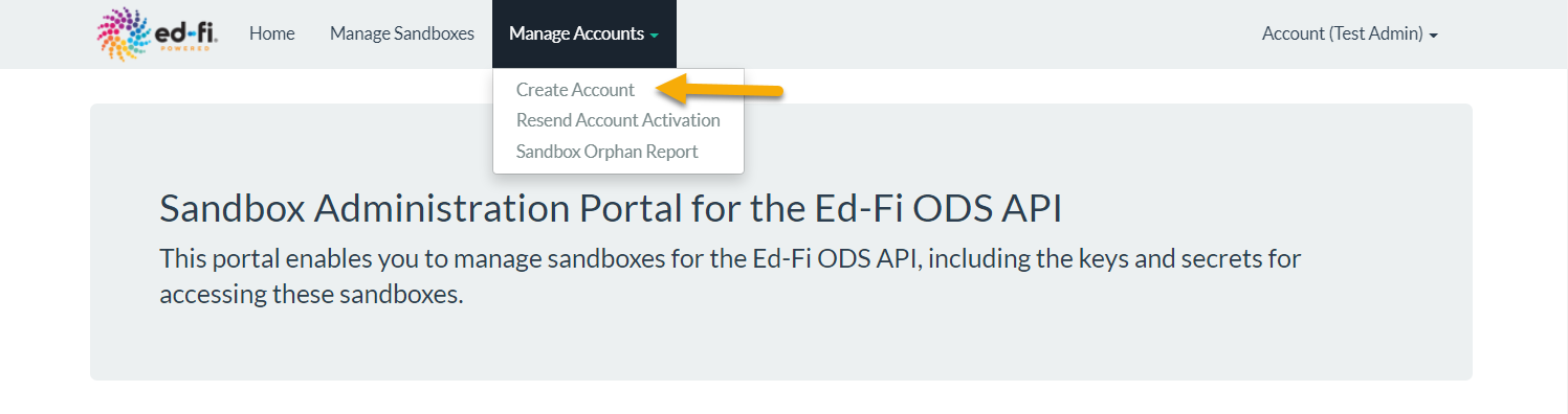 Creating new users using Administration Portal