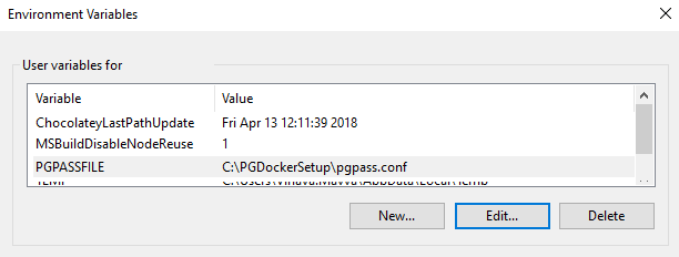 pgpass.conf Example