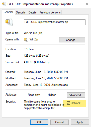 Unblock ZIP