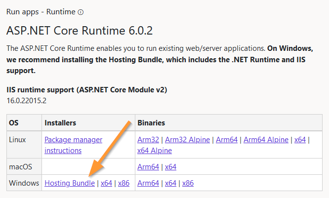 .net hosting bundle